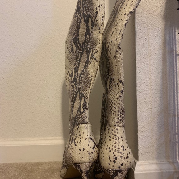 Steve Madden Snakeskin Boots - Picture 2 of 2
